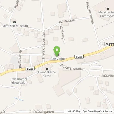 Standortübersicht der Tankstelle Romantikhotel Alte Vogtei in 57577 Hamm/Sieg