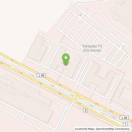 Standortübersicht der Tankstelle ISS Engineering Services GmbH in 40472 Düsseldorf