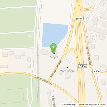 Standortübersicht der Tankstelle Hotel Meyer in 31135 Hildesheim