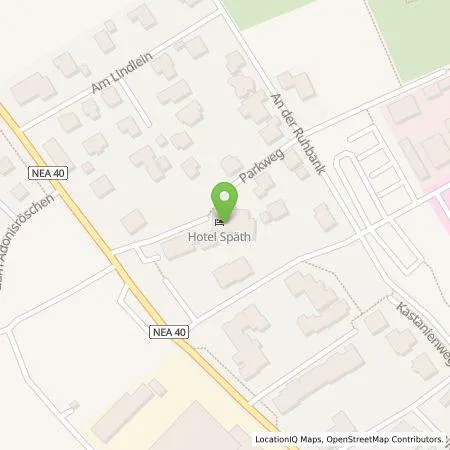 Standortübersicht der Tankstelle Hotel Am Kurpark Späth GmbH & Co. KG in 91438 Bad Windsheim