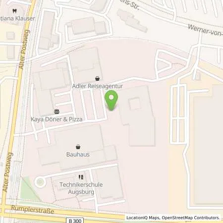 Standortübersicht der Tankstelle Lechwerke AG in 86159 Augsburg