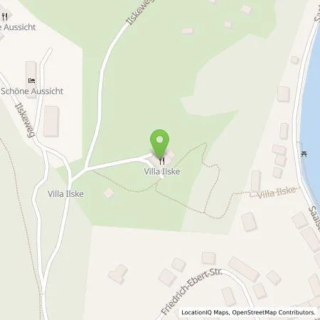 Standortübersicht der Tankstelle Hotel und Restaurant Villa Ilske UG in 06628 Bad Kösen