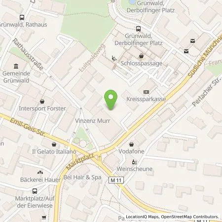 Standortübersicht der Tankstelle Gemeinde Grünwald in 82031 Grünwald