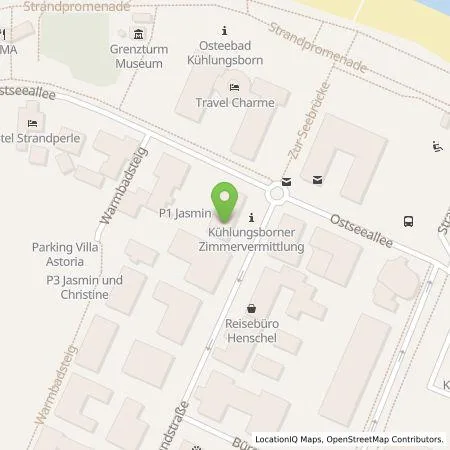 Standortübersicht der Tankstelle Kühlungsborner Zimmervermittlung in 18225 Kühlungsborn