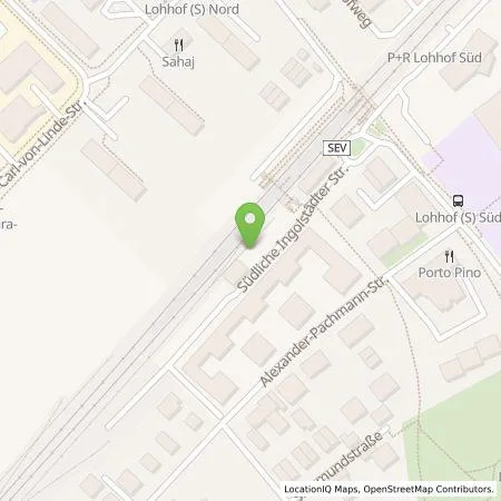 Standortübersicht der Tankstelle Gemeinde Unterschleißheim in 85716 Unterschleißheim