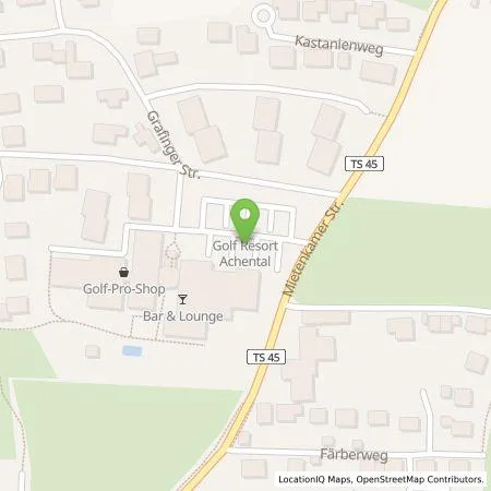 Standortübersicht der Tankstelle Resort Achental GmbH in 83224 Grassau