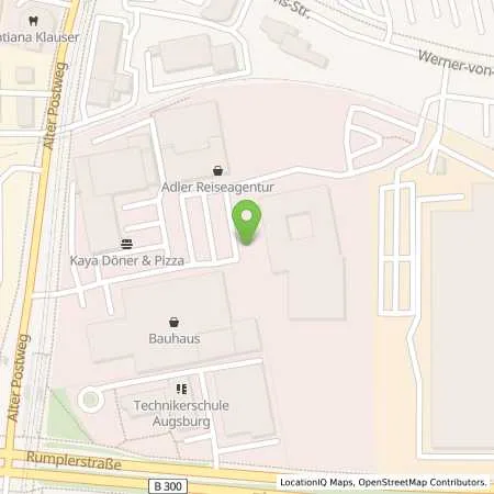 Standortübersicht der Tankstelle Lechwerke AG in 86159 Augsburg