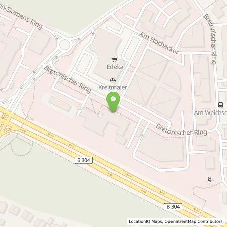 Standortübersicht der Tankstelle Landratsamt München in 85630 Grasbrunn