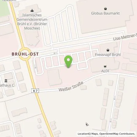 Standortübersicht der Tankstelle EnBW mobility+ AG und Co.KG in 50321 Brühl