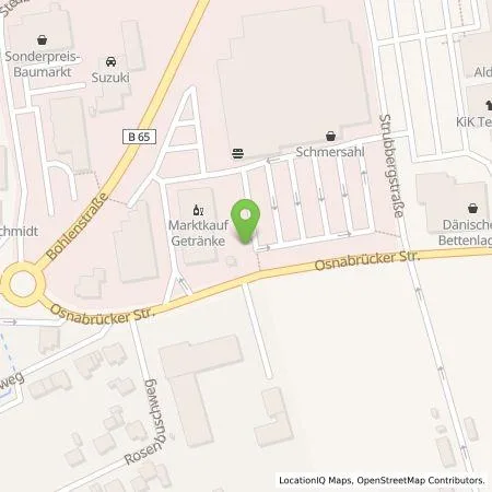 Standortübersicht der Tankstelle EnBW mobility+ AG und Co.KG in 32312 Lübbecke