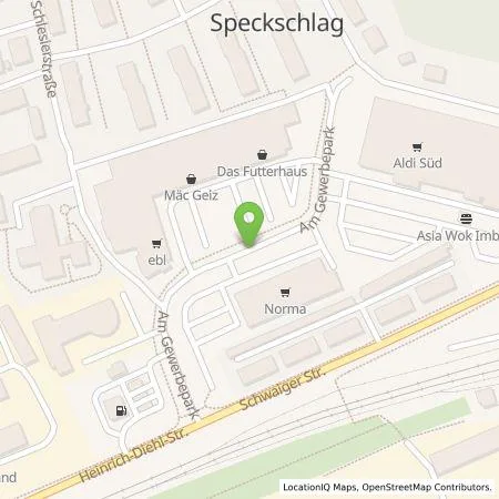 Standortübersicht der Tankstelle EnBW mobility+ AG und Co.KG in 90552 Röthenbach