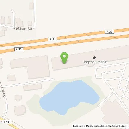 Standortübersicht der Tankstelle EnBW mobility+ AG und Co.KG in 49324 Melle