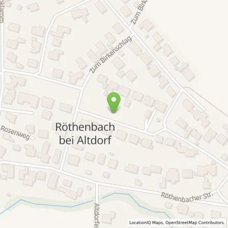 Standortübersicht der Tankstelle Stadtwerke Altdorf GmbH in 90518 Altdorf b. Nürnberg