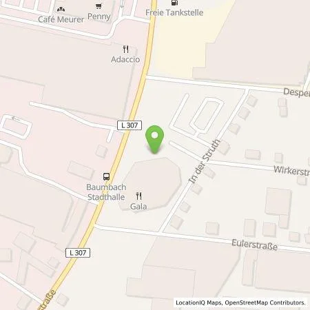 Standortübersicht der Tankstelle Wattif Europe GmbH in 56235 Ransbach-Baumbach