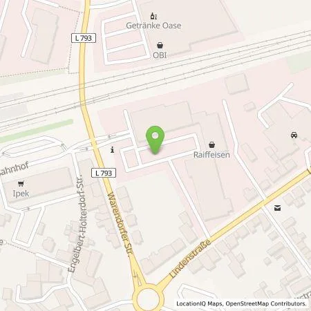 Standortübersicht der Tankstelle Stadtwerke Ostmünsterland GmbH & Co. KG in 59302 Oelde