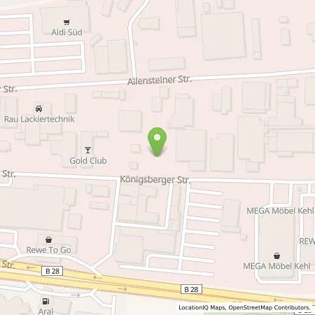 Standortübersicht der Tankstelle EnBW mobility+ AG und Co.KG in 77694 Kehl