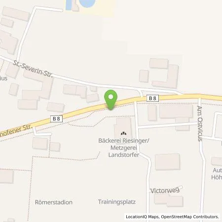 Standortübersicht der Tankstelle Mer Germany GmbH in 94550 Künzing