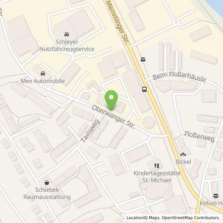 Standortübersicht der Tankstelle Haslach Bus GmbH in 87439 Kempten (Allgäu)