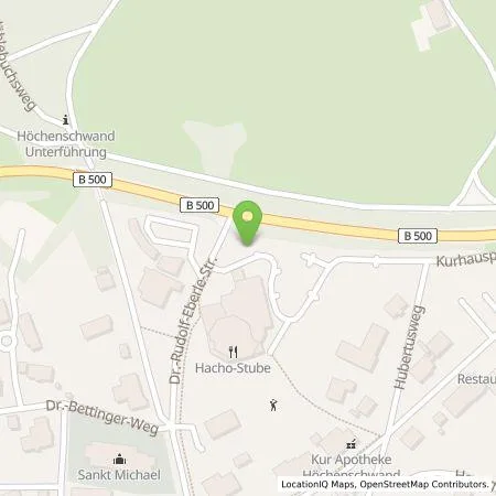 Standortübersicht der Tankstelle naturenergie hochrhein AG in 79862 Höchenschwand