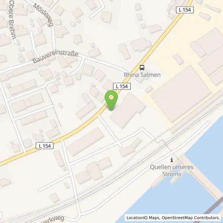 Standortübersicht der Tankstelle naturenergie hochrhein AG in 79725 Laufenburg