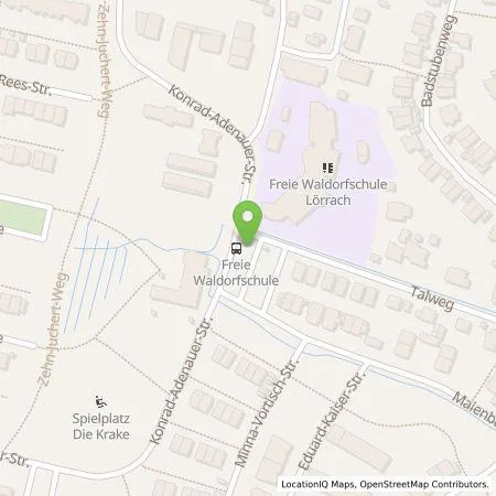 Standortübersicht der Tankstelle naturenergie hochrhein AG in 79540 Lörrach