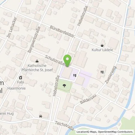 Standortübersicht der Tankstelle naturenergie hochrhein AG in 79541 Lörrach (Haagen)