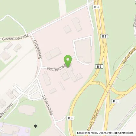 Standortübersicht der Tankstelle naturenergie hochrhein AG in 79227 Schallstadt