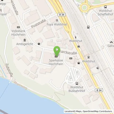 Standortübersicht der Tankstelle naturenergie hochrhein AG in 79761 Waldshut-Tiengen