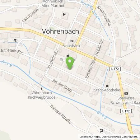 Standortübersicht der Tankstelle naturenergie hochrhein AG in 78147 Vöhrenbach