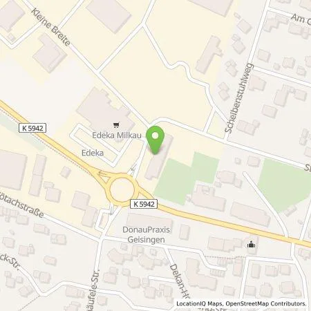 Standortübersicht der Tankstelle naturenergie hochrhein AG in 78187 Geisingen