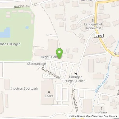 Standortübersicht der Tankstelle naturenergie hochrhein AG in 78247 Hilzingen