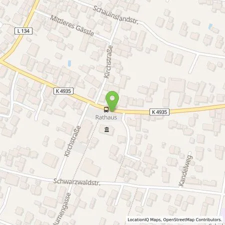 Standortübersicht der Tankstelle naturenergie hochrhein AG in 79258 Hartheim