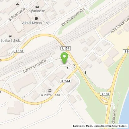 Standortübersicht der Tankstelle naturenergie hochrhein AG in 79774 Albruck