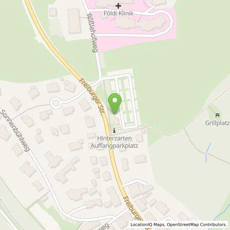 Standortübersicht der Tankstelle naturenergie hochrhein AG in 79874 Hinterzarten