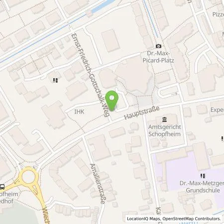 Standortübersicht der Tankstelle naturenergie hochrhein AG in 79650 Schopfheim