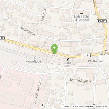 Standortübersicht der Tankstelle naturenergie hochrhein AG in 79730 Murg