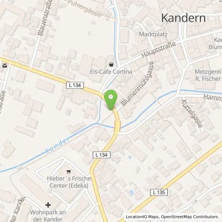 Standortübersicht der Tankstelle naturenergie hochrhein AG in 79400 Kandern