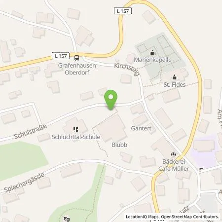 Standortübersicht der Tankstelle naturenergie hochrhein AG in 79865 Grafenhausen