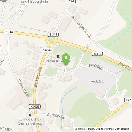 Standortübersicht der Tankstelle naturenergie hochrhein AG in 78250 Tengen