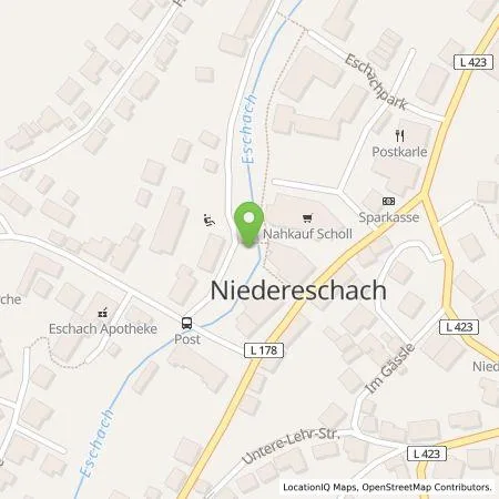 Standortübersicht der Tankstelle naturenergie hochrhein AG in 78078 Niedereschach