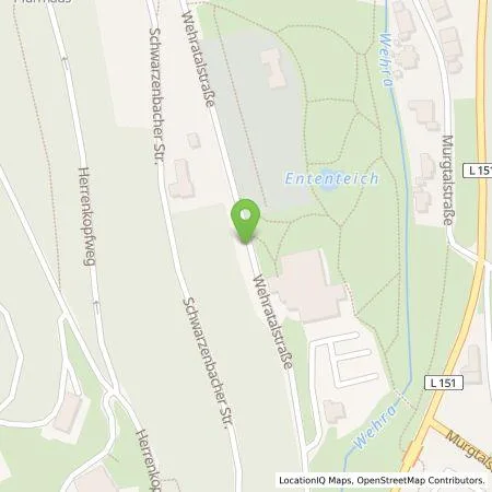 Standortübersicht der Tankstelle naturenergie hochrhein AG in 79682 Todtmoos