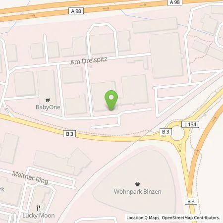 Standortübersicht der Tankstelle naturenergie hochrhein AG in 79589 Binzen