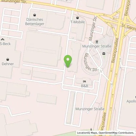 Standortübersicht der Tankstelle naturenergie hochrhein AG in 79111 Freiburg