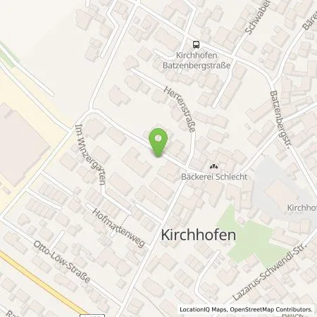 Standortübersicht der Tankstelle naturenergie hochrhein AG in 79238 Ehrenkirchen