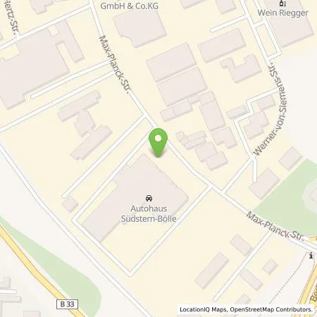 Standortübersicht der Tankstelle naturenergie hochrhein AG in 78052 Villingen-Schwenningen