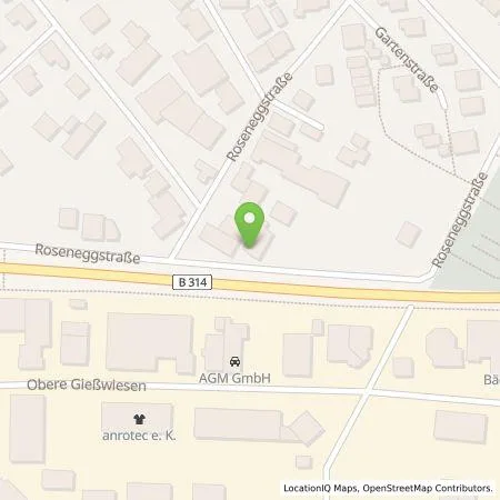 Standortübersicht der Tankstelle naturenergie hochrhein AG in 78247 Hilzingen