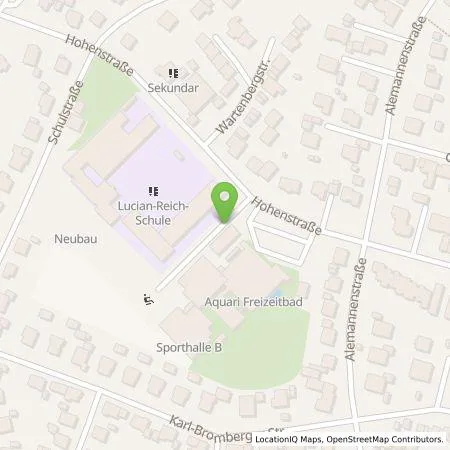 Standortübersicht der Tankstelle naturenergie hochrhein AG in 78183 Huefingen