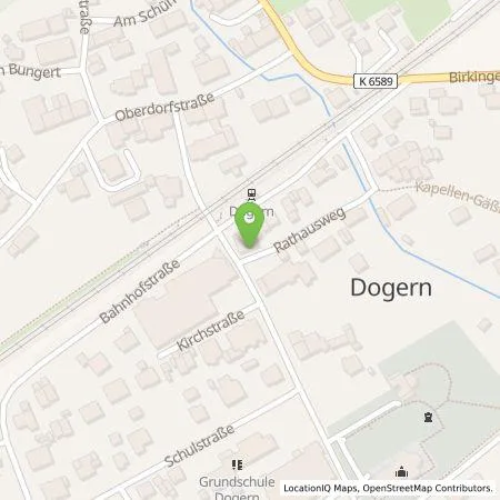 Standortübersicht der Tankstelle naturenergie hochrhein AG in 79804 Dogern