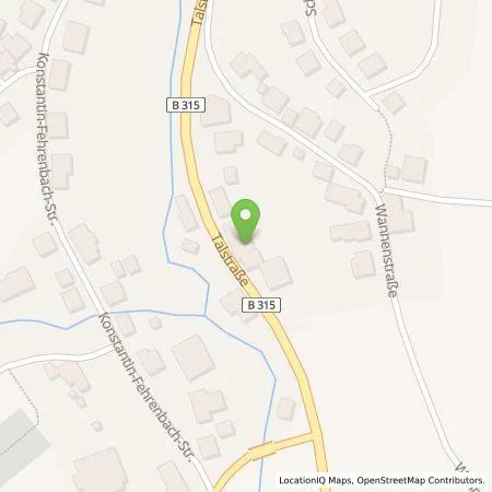 Standortübersicht der Tankstelle naturenergie hochrhein AG in 79848 Bonndorf im Schwarzwald