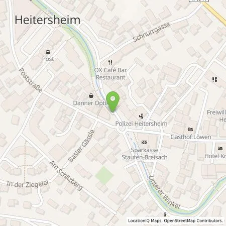 Standortübersicht der Tankstelle naturenergie hochrhein AG in 79423 Heitersheim